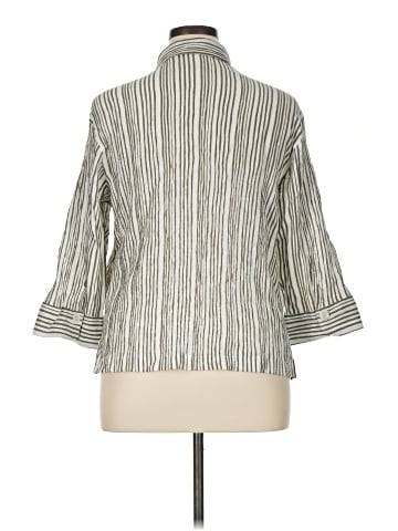 White Stag 3/4 Sleeve Button-Down Shirt (view 2)