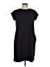 Lands' End Solid Black Casual Dress Size 12 - photo 1