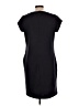 Lands' End Solid Black Casual Dress Size 12 - photo 2