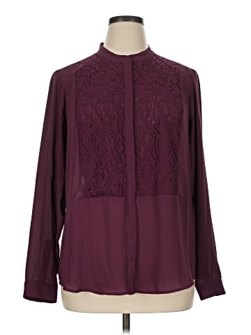 Simply Vera Vera Wang Long Sleeve Blouse (view 1)