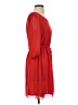 En Focus Studio Solid Red Casual Dress Size 4 - photo 4