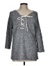 Tyler Boe 100% Cotton Gray Pullover Sweater Size L - photo 1