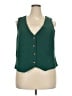 Fashion Nova 100% Polyester Green Sleeveless Blouse Size 2X - photo 1