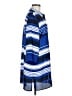 Chico's 100% Polyester Stripes Blue 3/4 Sleeve Blouse Size Med (1) - photo 4