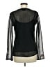Carole Little 100% Polyester Black Long Sleeve Blouse Size 8 - photo 2