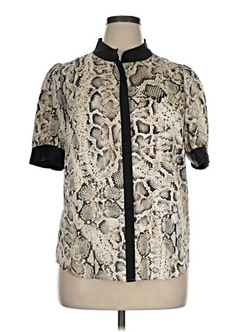 DKNY Short Sleeve Blouse (view 1)