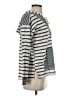 Hem & Thread Stripes White Pullover Sweater Size S - photo 4