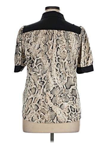 DKNY Short Sleeve Blouse (view 2)