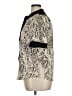 DKNY 100% Polyester Animal Print Ivory Short Sleeve Blouse Size XL - photo 5