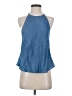 Chan Luu 100% Lyocell Blue Tank Top Size S - photo 1