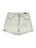 Tractr Stripes Silver Denim Shorts Size 4 - photo 1