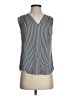 Banana Republic 100% Polyester Silver Sleeveless Blouse Size XS - photo 1