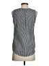Banana Republic 100% Polyester Silver Sleeveless Blouse Size XS - photo 2