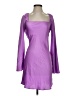 Dee Elly Solid Purple Cocktail Dress Size S - photo 1