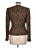 Liz Claiborne 100% Polyester Animal Print Brown Blazer Size 6 - photo 2