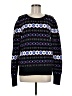 Ann Taylor LOFT Print Black Pullover Sweater Size M - photo 1