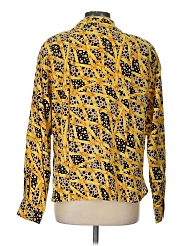 Carlisle Long Sleeve Silk Top (view 2)