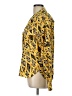 Carlisle 100% Silk Animal Print Yellow Long Sleeve Silk Top Size 12 - photo 5