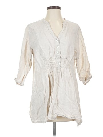 Match Point U.S.A. 3/4 Sleeve Button-Down Shirt (view 1)