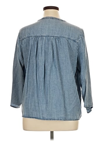 Splendid 3/4 Sleeve Button-Down Shirt (view 2)