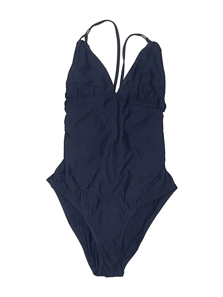 Pre-owned Helen Jon One Piece Swimsuit In Blue