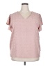 In'Voland Pink Short Sleeve Blouse Size 18 - photo 1
