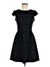 Elle Solid Black Casual Dress Size 6 - photo 1