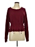 Current/Elliott 100% Pima Cotton Burgundy Pullover Sweater Size Lg (3) - photo 1