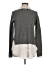 Esley Solid Gray Pullover Sweater Size L - photo 1
