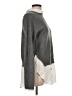 Esley Solid Gray Pullover Sweater Size L - photo 4