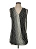 Capote Silver Sleeveless Blouse Size S - photo 1