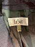 Le Suit 100% Polyester Gray Purple Blazer Size 6 - photo 6