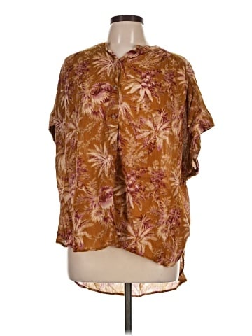 Pilcro Short Sleeve Blouse (view 1)