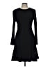 Theory Solid Black Cocktail Dress Size 12 - photo 1