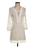 J Valdi Ivory Casual Dress Size S - photo 1