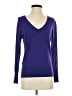 Express 100% Cotton Purple Pullover Sweater Size S - photo 1