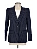 J.Crew Collection Stripes Blue Wool Blazer Size 6 - photo 1