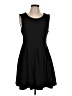 Emerald Sundae Solid Black Cocktail Dress Size L - photo 1