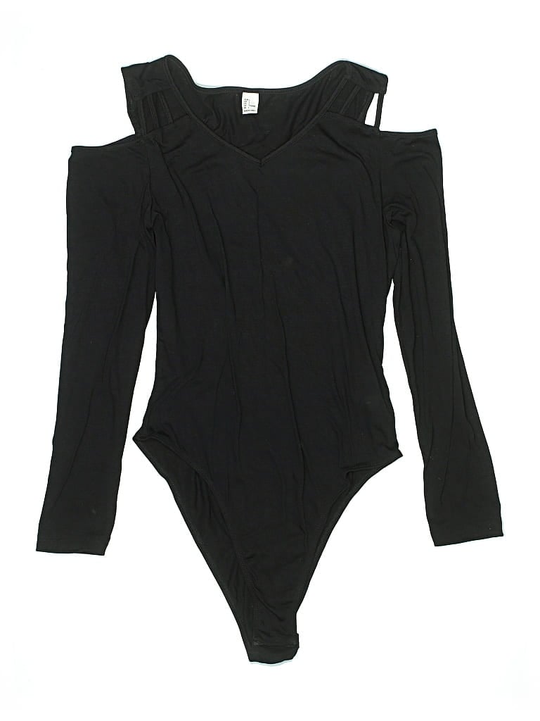 Pre-owned Unbranded Bodysuit In Black