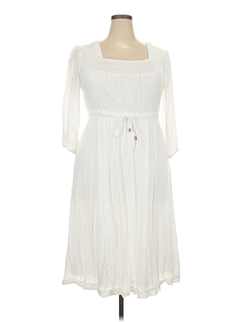 Pre-owned Aéropostale Casual Dress In Ivory