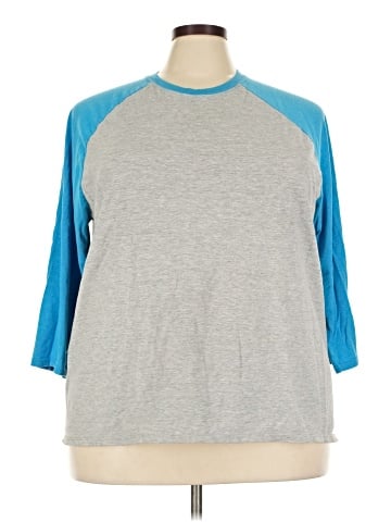 Hanes 3/4 Sleeve Top (view 1)