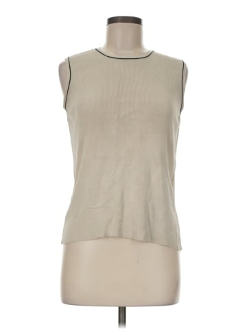 Lauren by Ralph Lauren Sleeveless Silk Top (view 1)