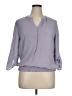 Maurices 100% Polyester Purple 3/4 Sleeve Blouse Size XL - photo 1