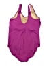 L.L.Bean Solid Purple One Piece Swimsuit Size L (estimated) - photo 2
