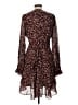 hailee c 100% Polyester Animal Print Burgundy Cocktail Dress Size L - photo 2