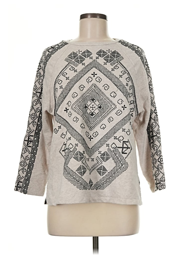 Pre-owned Zara Basic Pullover Sweater In Gray