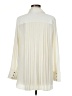 Chico's 100% Polyester Solid Ivory Long Sleeve Blouse Size Med (1) - photo 2