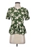 Only Green Short Sleeve Blouse Size 26 - photo 1