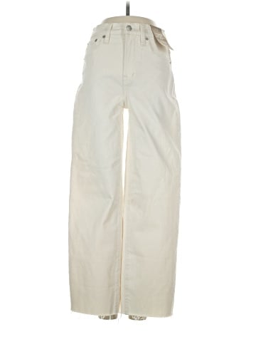 Madewell The Perfect Vintage Wide-Leg Crop Jean in Vintage Canvas: Raw-Hem Edition (view 1)