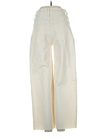 Madewell The Perfect Vintage Wide-Leg Crop Jean in Vintage Canvas: Raw-Hem Edition (view 2)
